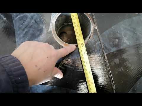 Toilet drain correction. Correct measurements. Coflex...