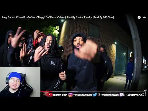 Demon Kam Reacts to Rayy Balla x ChaseFrmDaSev - "Beggin" (Official Video) | Shot By Carlos Peralta