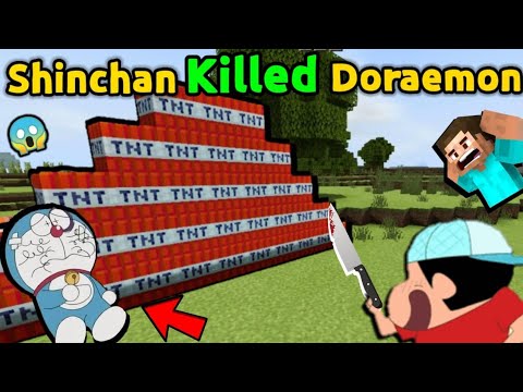 Shinchan vs. Doraemon: Epic Minecraft Showdown!
