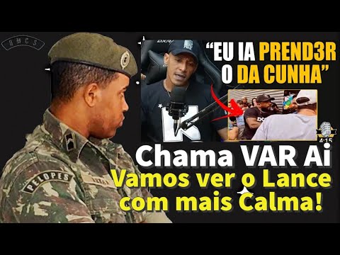 Cabo Reagindo a SGT da ROTA Disse que ia Prend3r o Delegado Da Cunha