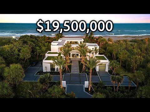 INSIDE a $20,000,000 OCEANFRONT MANSION in Jupiter Island, FL | Luxury Home Tours