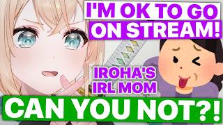 Iroha's IRL Mom Eager To Come On Stream (Kazama Iroha / Hololive) [Eng Subs]