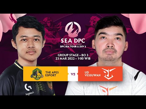 Subathon #3 - Apes Esports vs UD Vessuwan - DIV II DPC SEA - Group Stage Bo 3