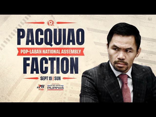 LIVESTREAM: PDP-Laban Pacquiao faction national assembly