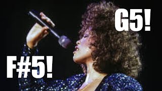 Whitney Houston's VOCAL HIGHLIGHT - Moment Of Truth Tour in Tokyo, Japan (FINAL NIGHT)