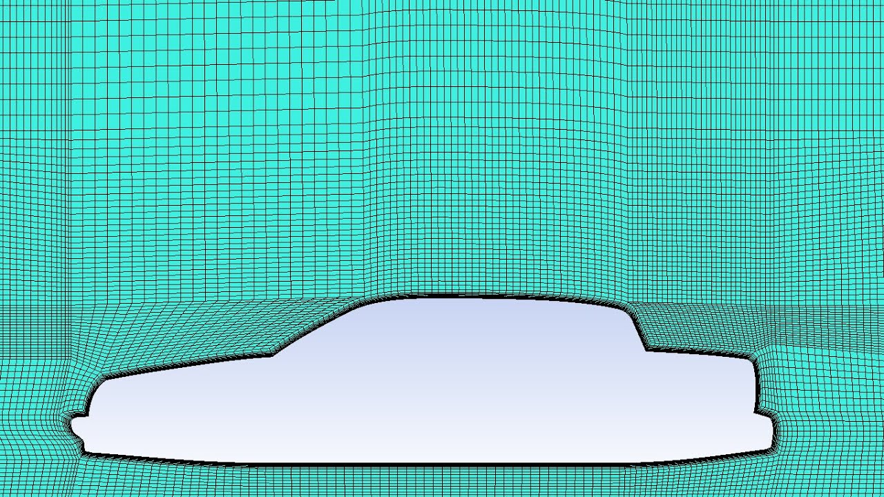 Structured meshing of a car in ICEM CFD- ANSYS Meshing