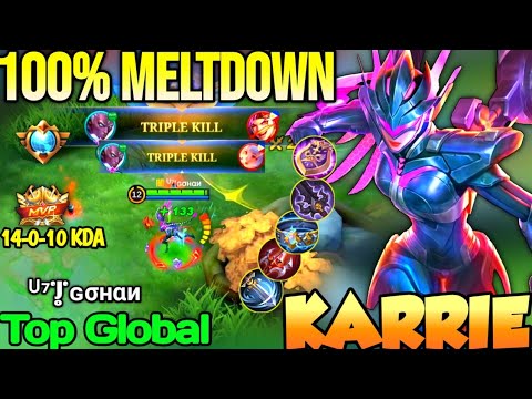 KARRIE BEST BUILD IN 2022 | TOP GLOBAL KARRIE ᵁ⁷|ɢσнαи - MOBILE LEGENDS