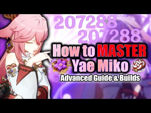 BEST Yae Miko BUILD & DETAILED GUIDE! EM vs Atk, Weapons, Artifacts, & Teams  | Genshin Impact