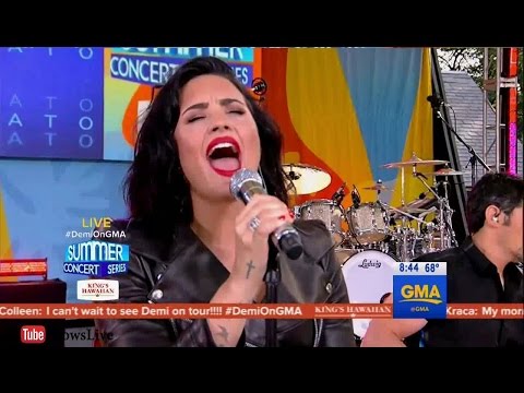 Demi Lovato Holds a NOTE For 20 Seconds in Stone Cold - GMA