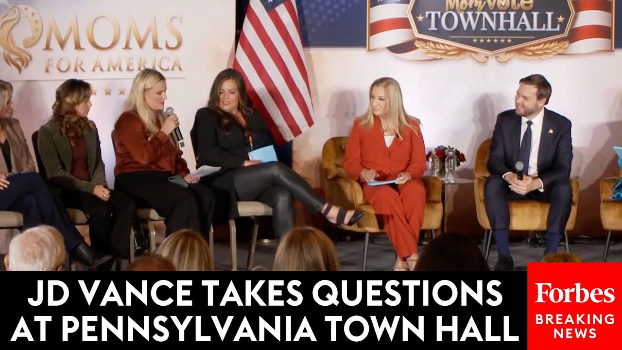 FULL TOWN HALL: JD Vance Takes Questions From Moms At 'MomVote Town Hall' In Pennsylvania