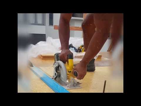 DeWALT diskinis pjūklas DCS570NT 18V be akumuliatoriaus ir kroviklio, TSTAK video