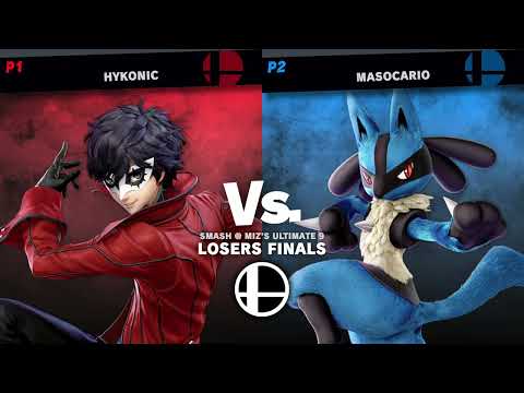 Smash @ Miz's Ultimate 9 - Hykonic (Joker) vs. Masocario (Lucario) Losers Finals
