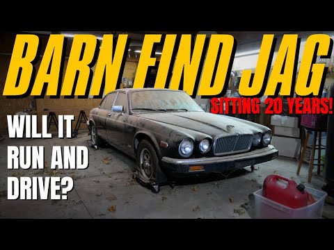 ABANDONED BARN FIND JAGUAR Will it Run and Drive After 20 years?!?