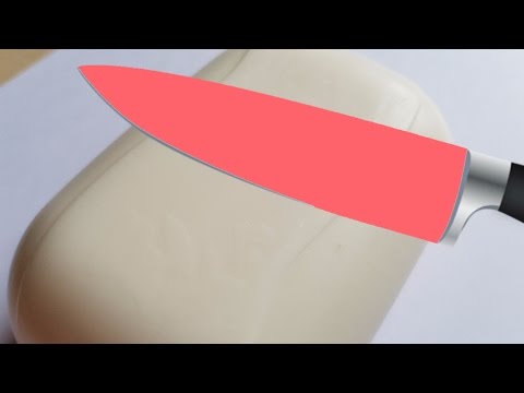 Oddly Satisfying Hot Knife VS Soap & Reverse/Heißes Messer VS Seife & Rückgängig