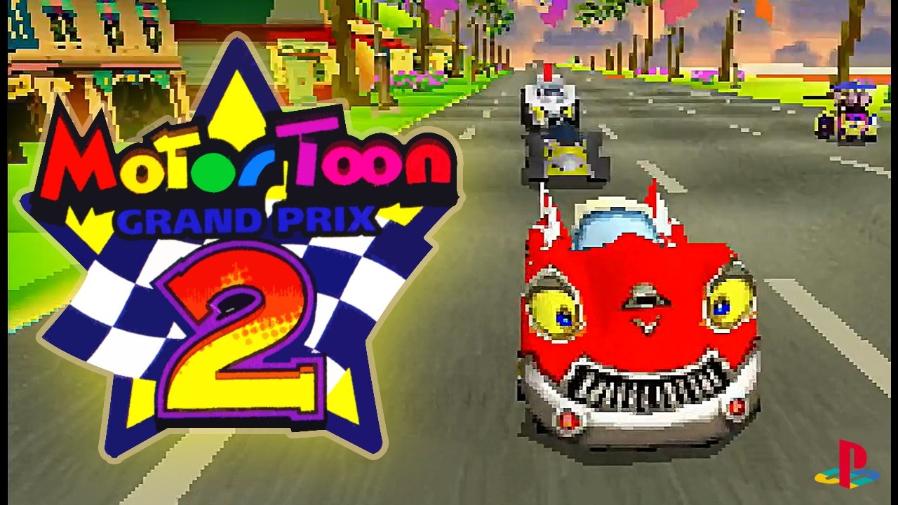 【PS】SCE『モータートゥーン・グランプリ２ -Motortoon Grand prix- 』＿全5コース1stクリア🏴（HARD）