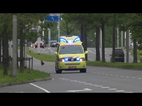 A1, Silverline Ambulance 02 142 Leeuwarden naar het Medisch Centrum Leeuwarden