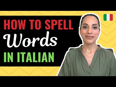 Italian Alphabet Pronunciation: how to SPELL words in Italian (even tricky ones!)