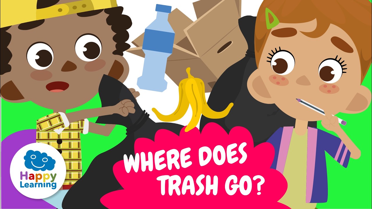 🔴 LIVE ♻️ RECYCLING for KIDS 🌍 SAVE THE PLANET! | Educational Videos for Children @HappyLearningEN