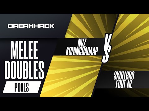 NVZ/KoningBadaap vs skullbro/Fout NL - Melee Doubles Pools - DreamHack Rotterdam