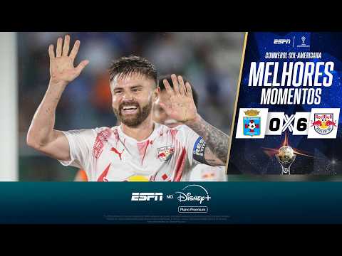 Gols e lances de Blooming x Red Bull Bragantino
