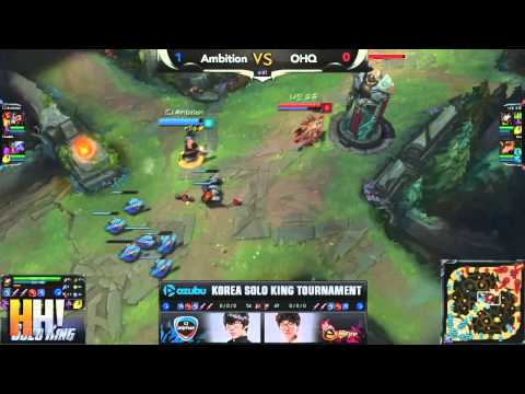 4. [kr] OHQ vs Ambition - Game 2 - "The Solo King" Korean 1vs1 Tournament  Semifinals