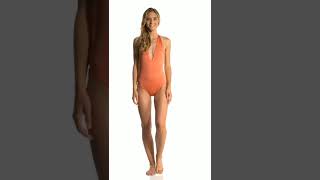 Download lagu Billabong Sol Searcher Deep V One Piece Swimsuit | SwimOutlet.com mp3