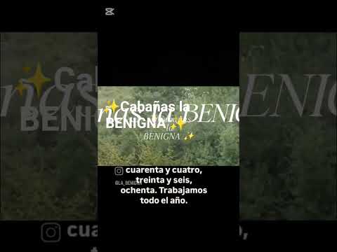 ✨️Cabañas la BENIGNA ✨️ LA FLORIDA SAN LUIS ARGENTINA ☎️2612443680