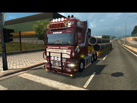 [ETS 2 v1.26] DAF XF 105 BY STANLEY V1.5 + SOUND + TUNING + OVERSIZE ROAD