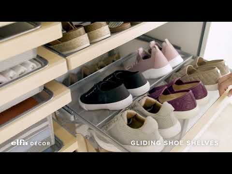 Elfa Décor Custom Closet Features