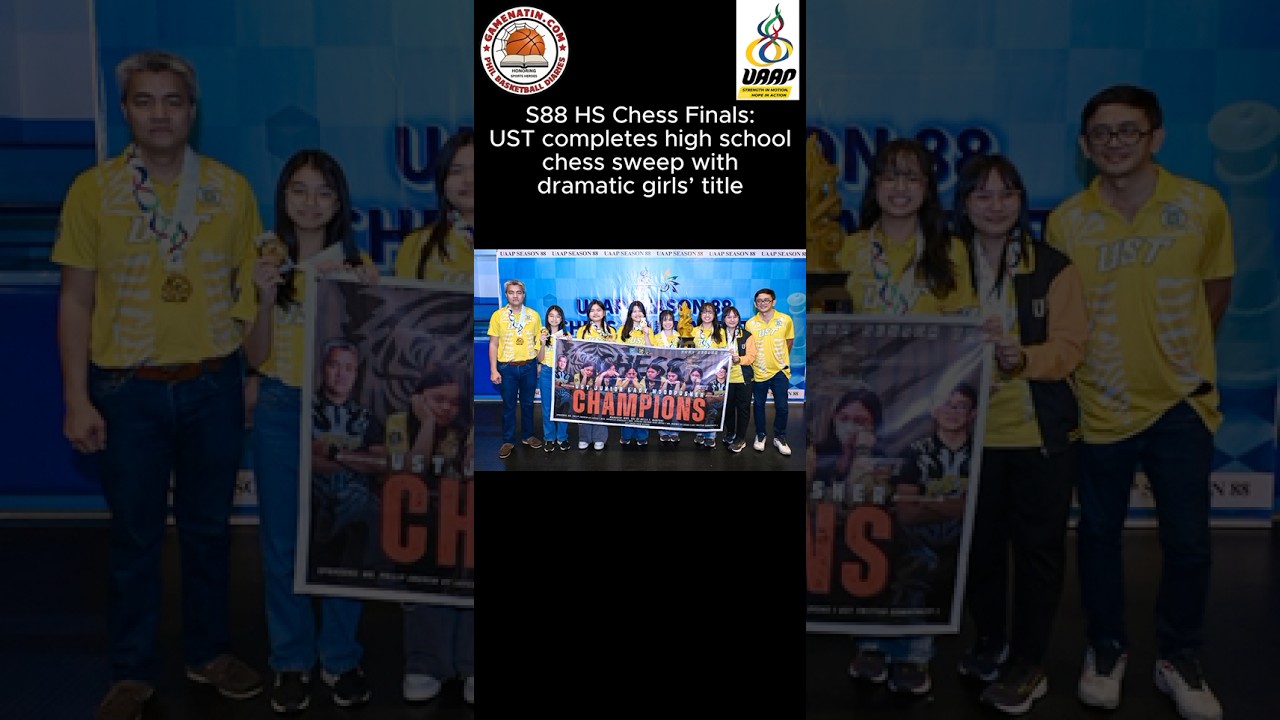 UAAP High School Chess: UST wins high school boys' and girls' chess corwns