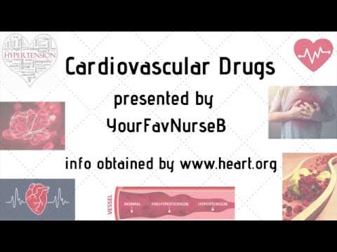 Cardiovascular Drugs | Listen & Learn with YourFavNurseB