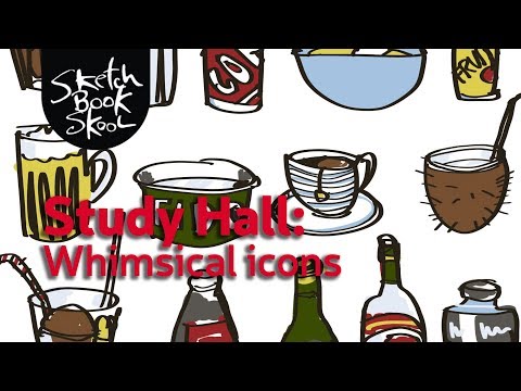 Study Hall - Whimsical icons