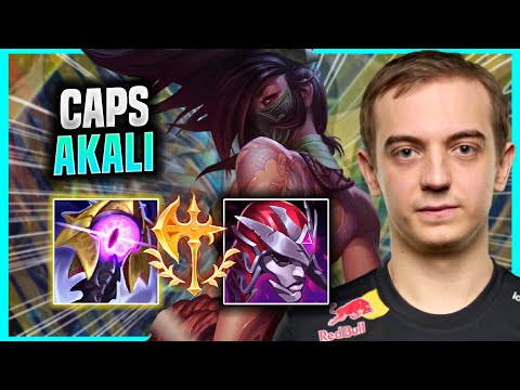 CAPS CHILLING WITH AKALI! - G2 Caps Plays Akali Mid vs Singed! | Season 2022