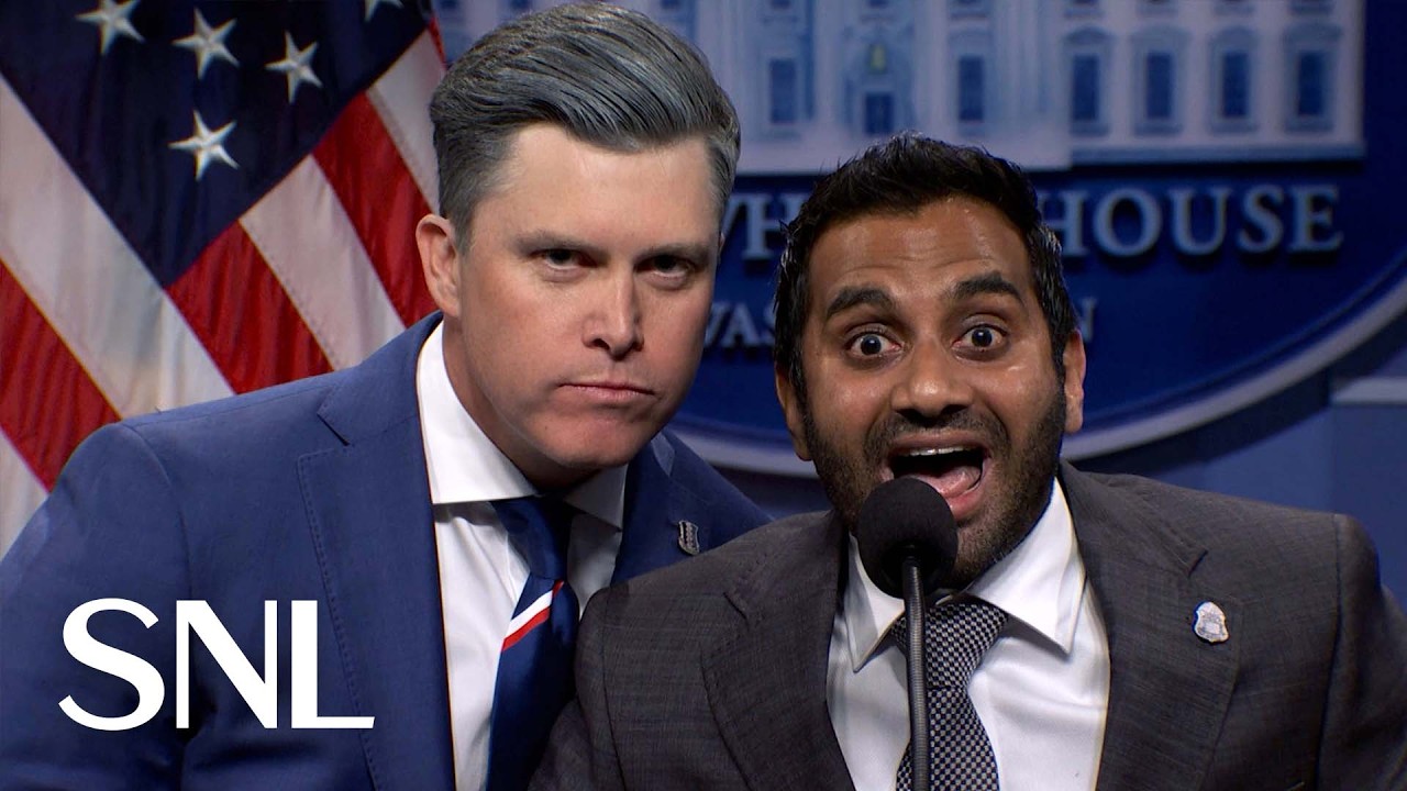 Hegseth and Patel Iran Press Briefing Cold Open - SNL - YouTube
