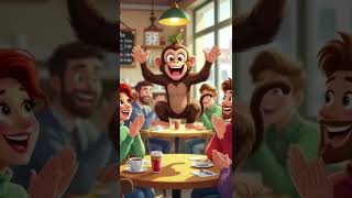 Download lagu Monkey Drinks Cold Coffee | Funny Monkey Story | Cartoon Short | Animal Comedy 🐒☕ mp3