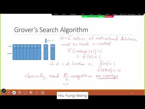 L17 Grover's Algorithm I