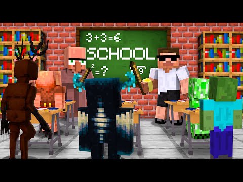 Carry and Doorbin Opened a Mob School in Minecraft..
