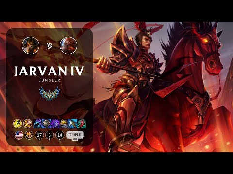 Jarvan IV Jungle vs Gragas - NA Challenger Patch 14.7