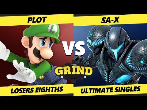 Smash Ultimate Tournament - Plot (Luigi) Vs. SA-X (Dark Samus) The Grind 112 SSBU Losers Top 8