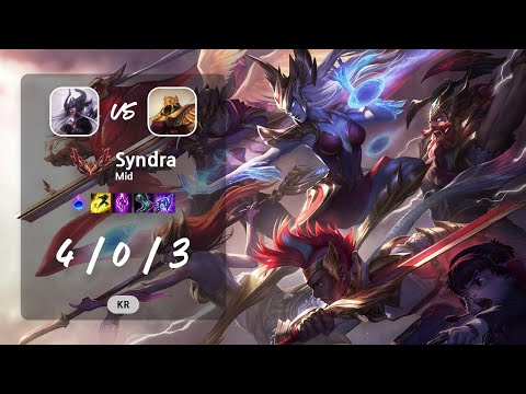 Syndra Mid vs Azir - KR GrandMaster Patch 13.13