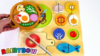 Learn Vegetable Names & Counting in our Toy Kitchen Restaurant