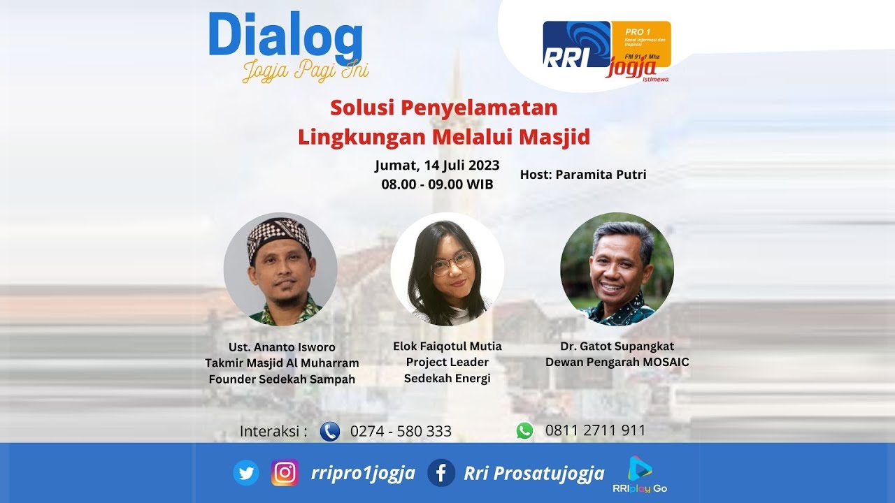 Solusi Penyelamatan Lingkungan dari Masjid