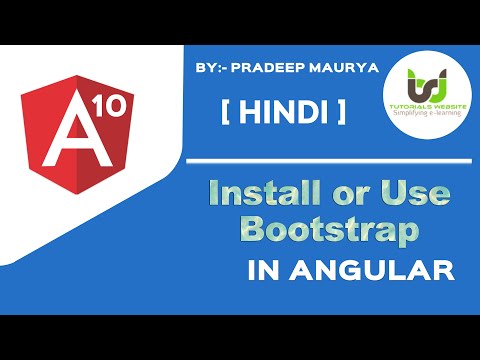 How to install or use bootstrap in Angular | ng bootstrap | Angular 10 Tutorials in Hindi | Part 30