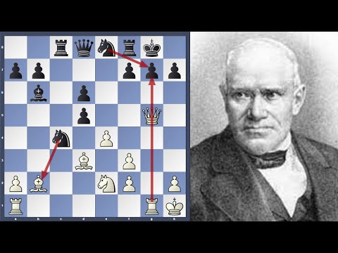 Evan's Gambit Genius || Adolf Anderssen vs Berthold Suhle || 1860