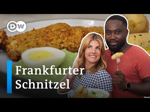 How To Cook A Schnitzel With Green Sauce | Cook It Like A German