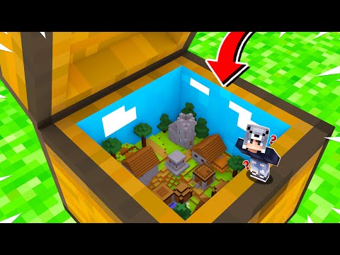 İKİZİMİN SANDIĞININ İÇİNDE KÖY BULDUM! 😱 - Minecraft