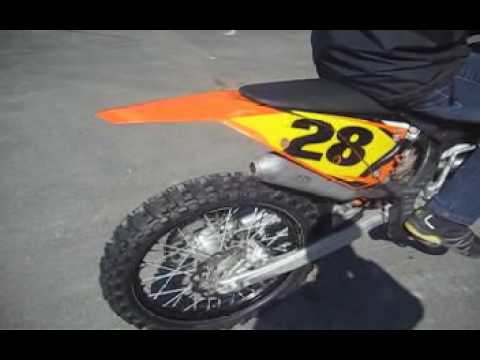 KTM 144 SX 2008 Original Exhaust Sound
