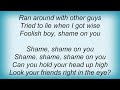 Shivaree - Shame On You Lyrics