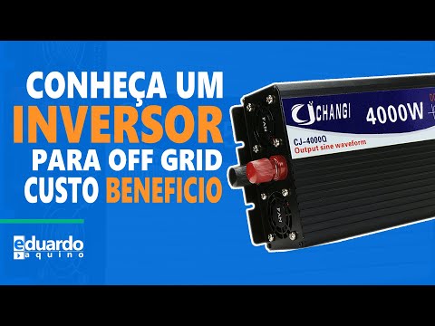 Inversor 4000W CHANGI Teste pesado, veja no que Deu