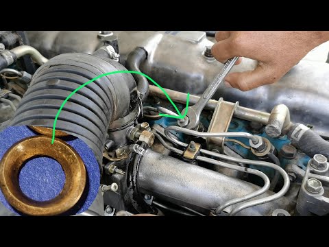 how to injector fuel leaking easy solution